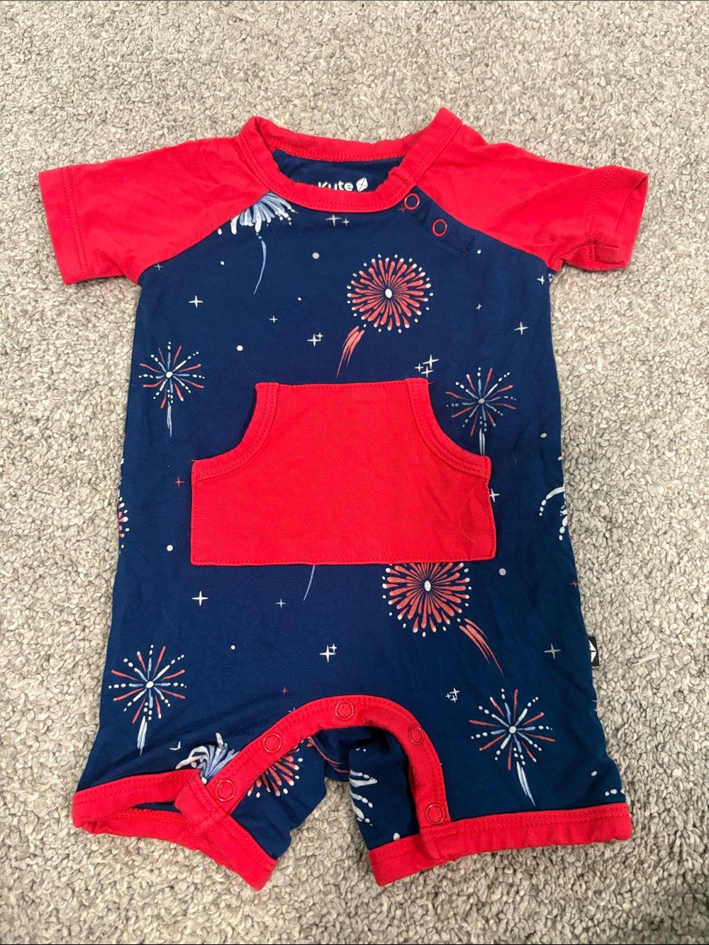 Kyte Baby Firework Print Romper